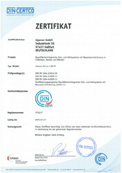 CER Siccus 14 SYS MECH DIN CERTCO 7F332-F DE 1030917